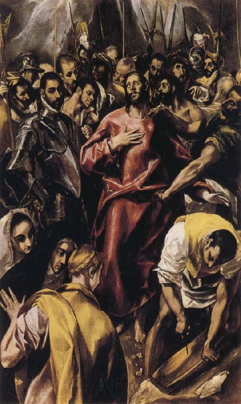 El Greco The Despoiling of Christ Spain oil painting art